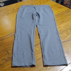 TAHARI Womens SMALL ? GRAY Grey Pants Office Work Casual Preowned Used Pull On